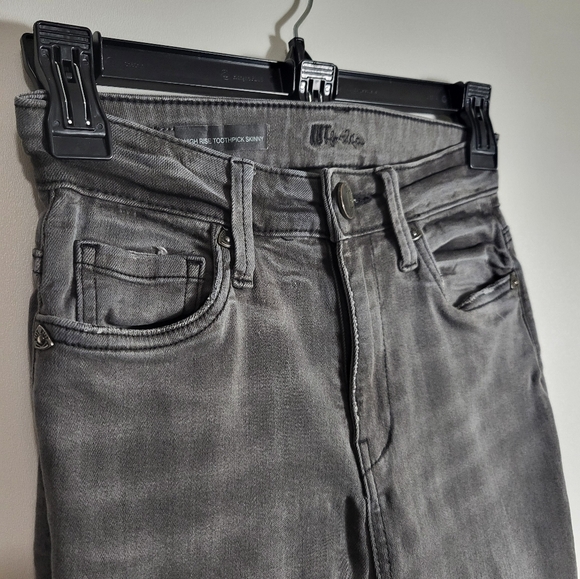 Kut from the Kloth black toothpick skinny jeans, women's 0  #2331 - Picture 2 of 6